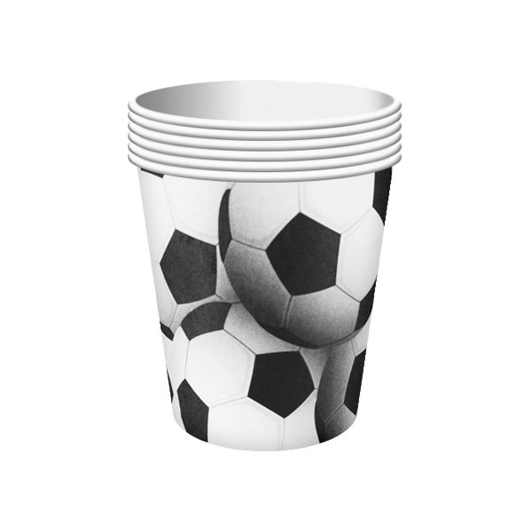 Стаканы бумажные Футбол 250 мл 1х6 шт