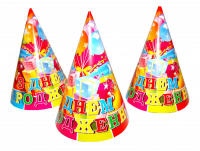 Колпак Праздничный торт 1х6 шт