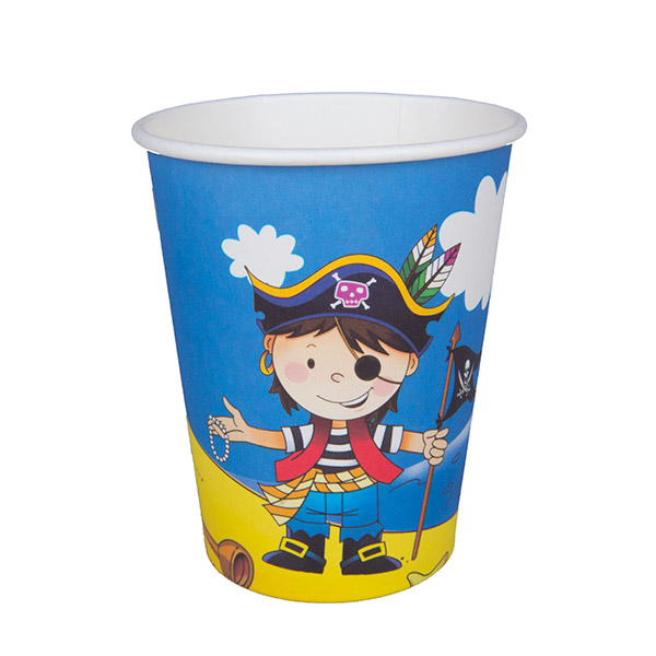 Стакан бум Маленький пират 250 мл 1х6 шт/G
