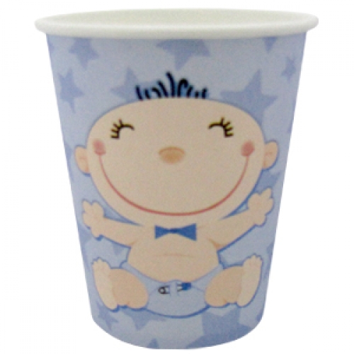 Стакан С ДР Малыш бум 250мл 1/6 голубой